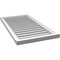 Ekena Millwork Vertical Surface Mount PVC Gable Vent: Functional, w/ 2"W x 2"P Brickmould Sill Frame, 22"W x 42"H GVPVE22X4203SF - alternate 2